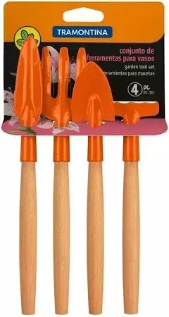 Kit mini jardinería 4 piezas Tramontina